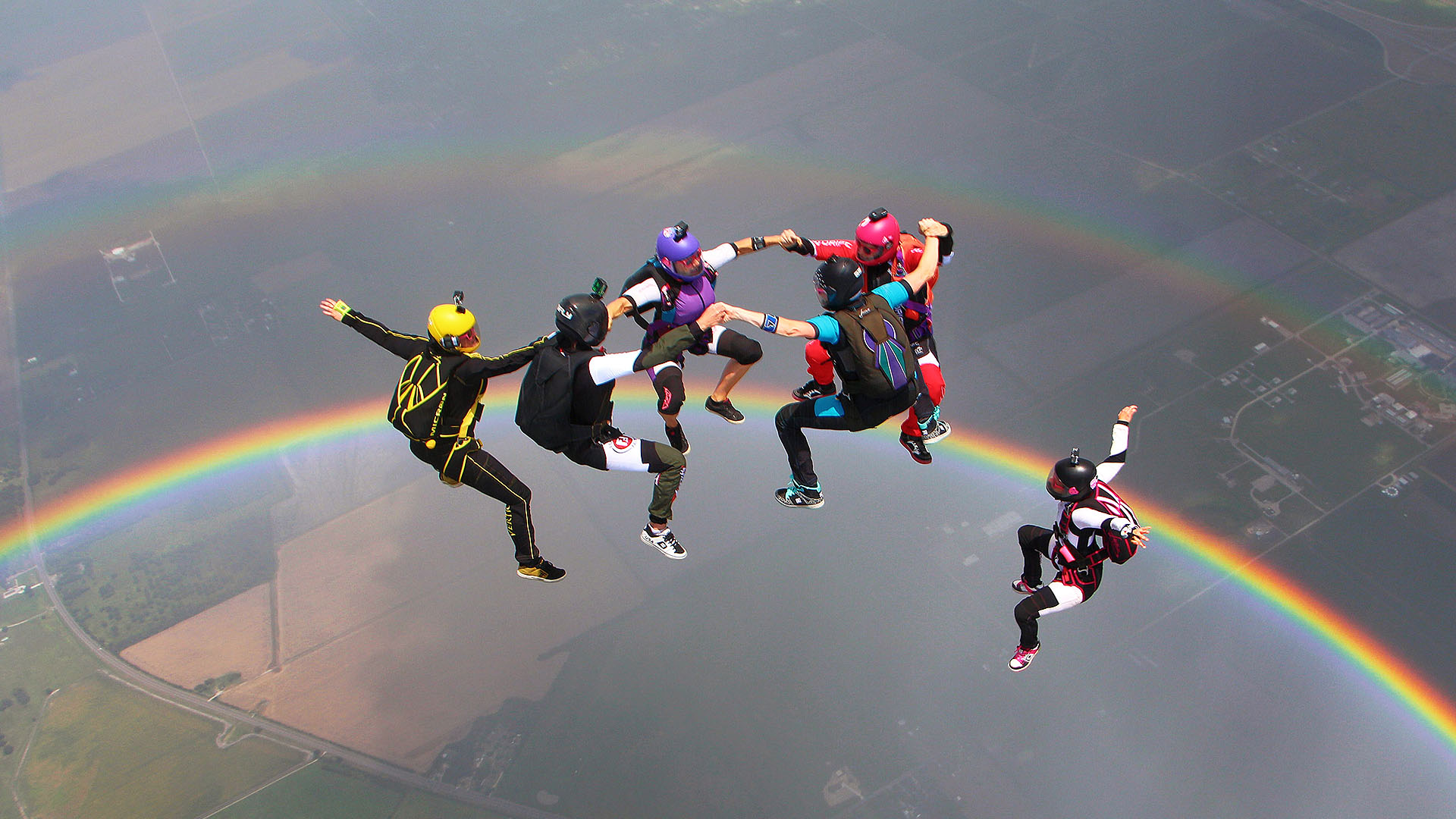 Women's sit fly state record jump